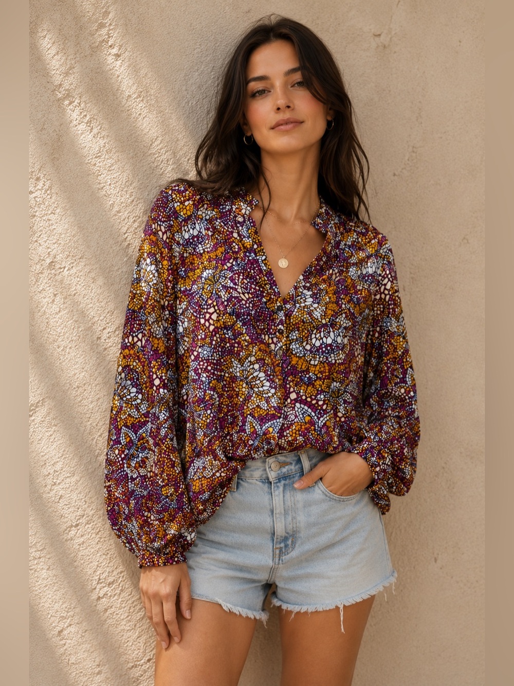 Anthropologie Maeve Colette Peasant Blouse - Size Small